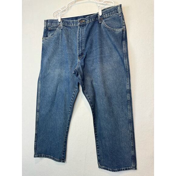 Dickies Denim Jeans Work Men's 42"x30" Farm Workwear Big and Tall - Picture 3 of 9